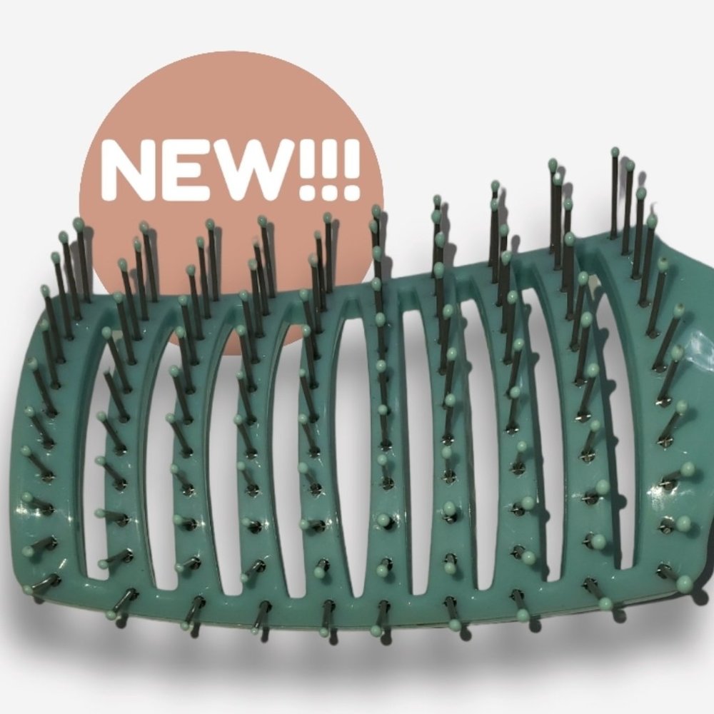 📈 Trending iBeauty™ 📸10 Row Concave Vent Brush (Turquoise)